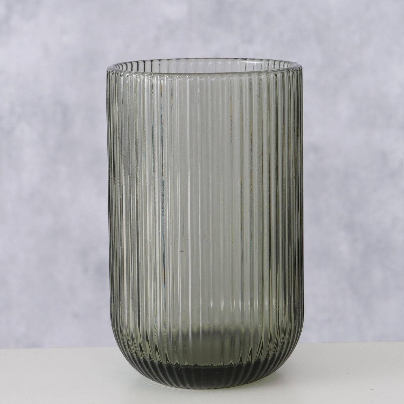 GLÄSER Rigano 320 ml - Grau, Glas (320L) - Boltze Home