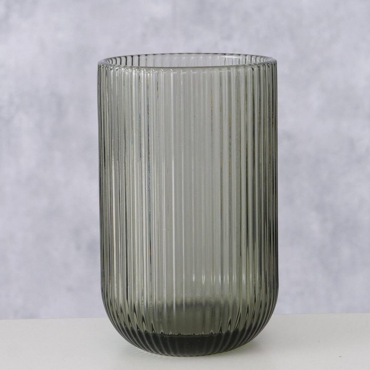 GLÄSER Rigano 320 ml - Grau, Glas (320L) - Boltze Home