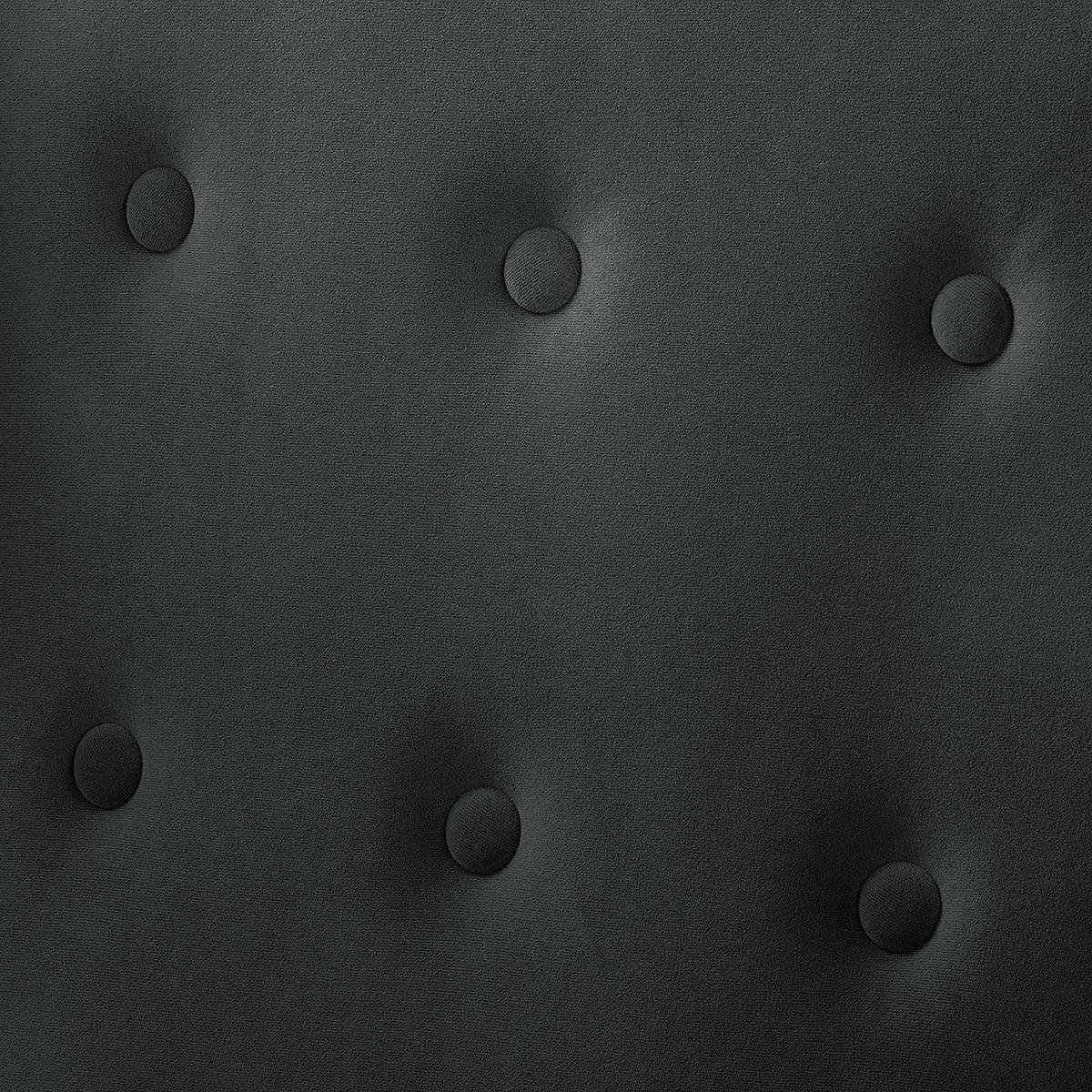 OHRENSESSEL - Dunkelgrau/Dunkelbraun, Textil (85/101/89cm) - home24