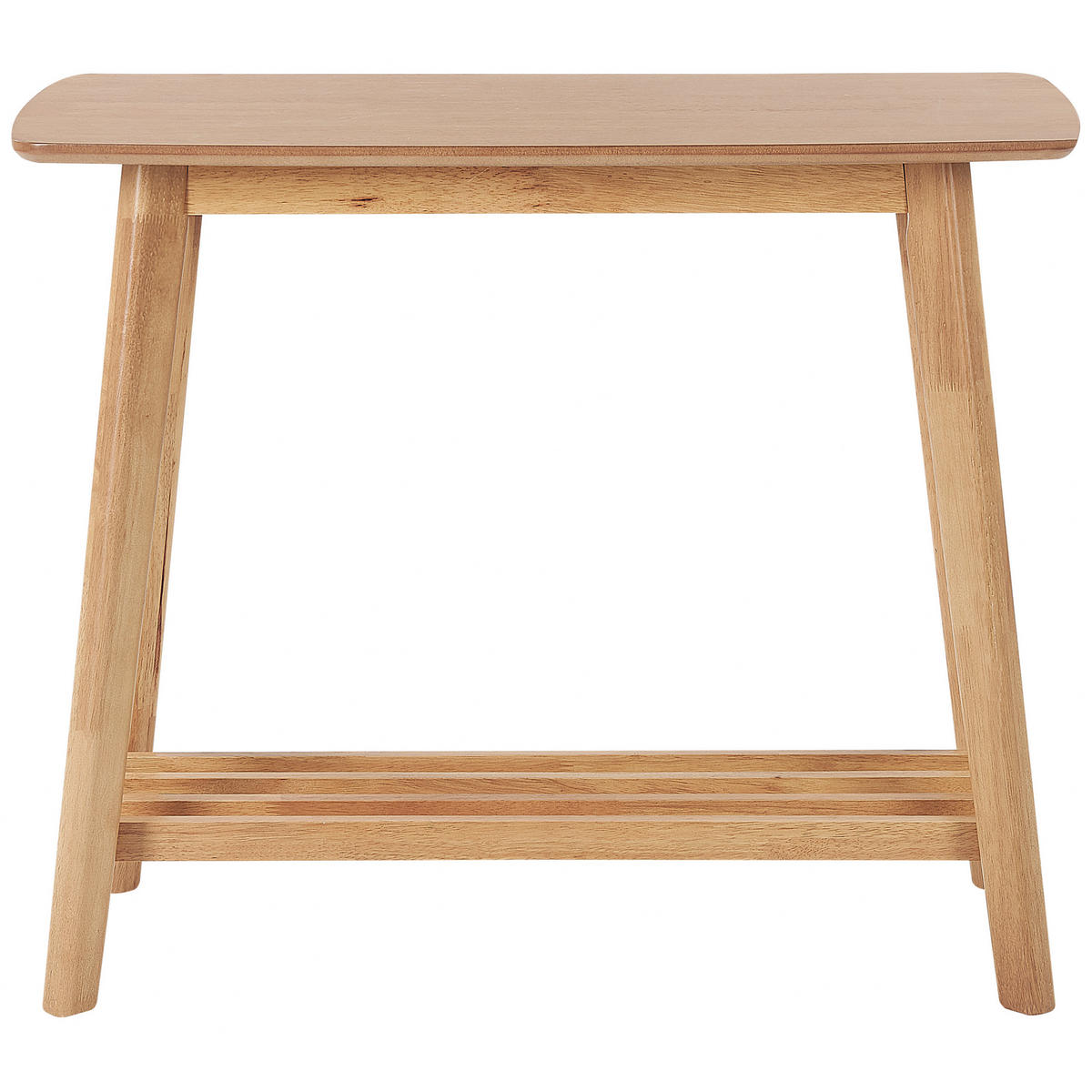 KONSOLENTISCH heller Holzfarbton Tulare - Hellbraun, Holz (90/40/75cm) - Beliani