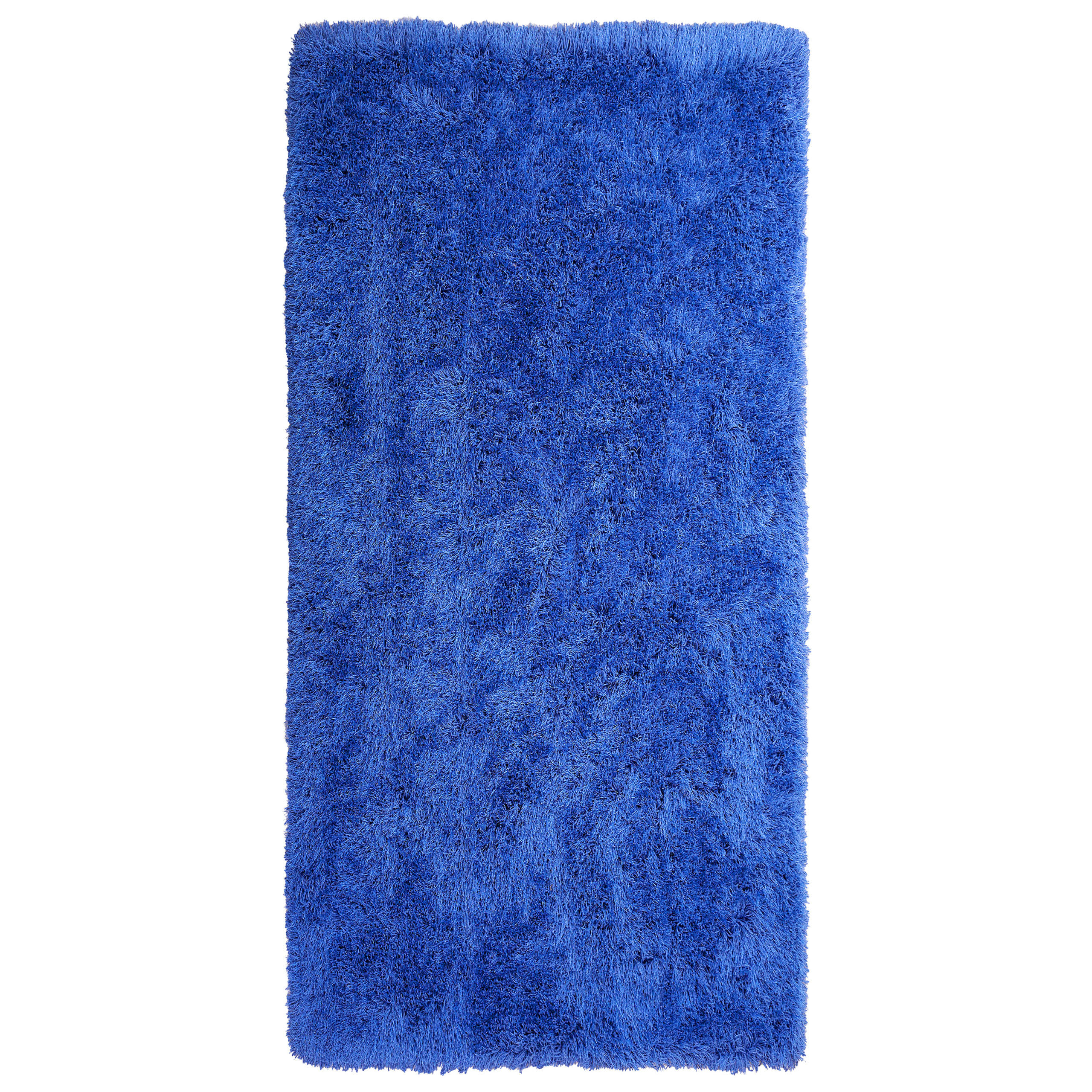 SHAGGY-TEPPICH Cide 150/80 cm - Blau, Kunststoff (80/150cm) - Beliani
