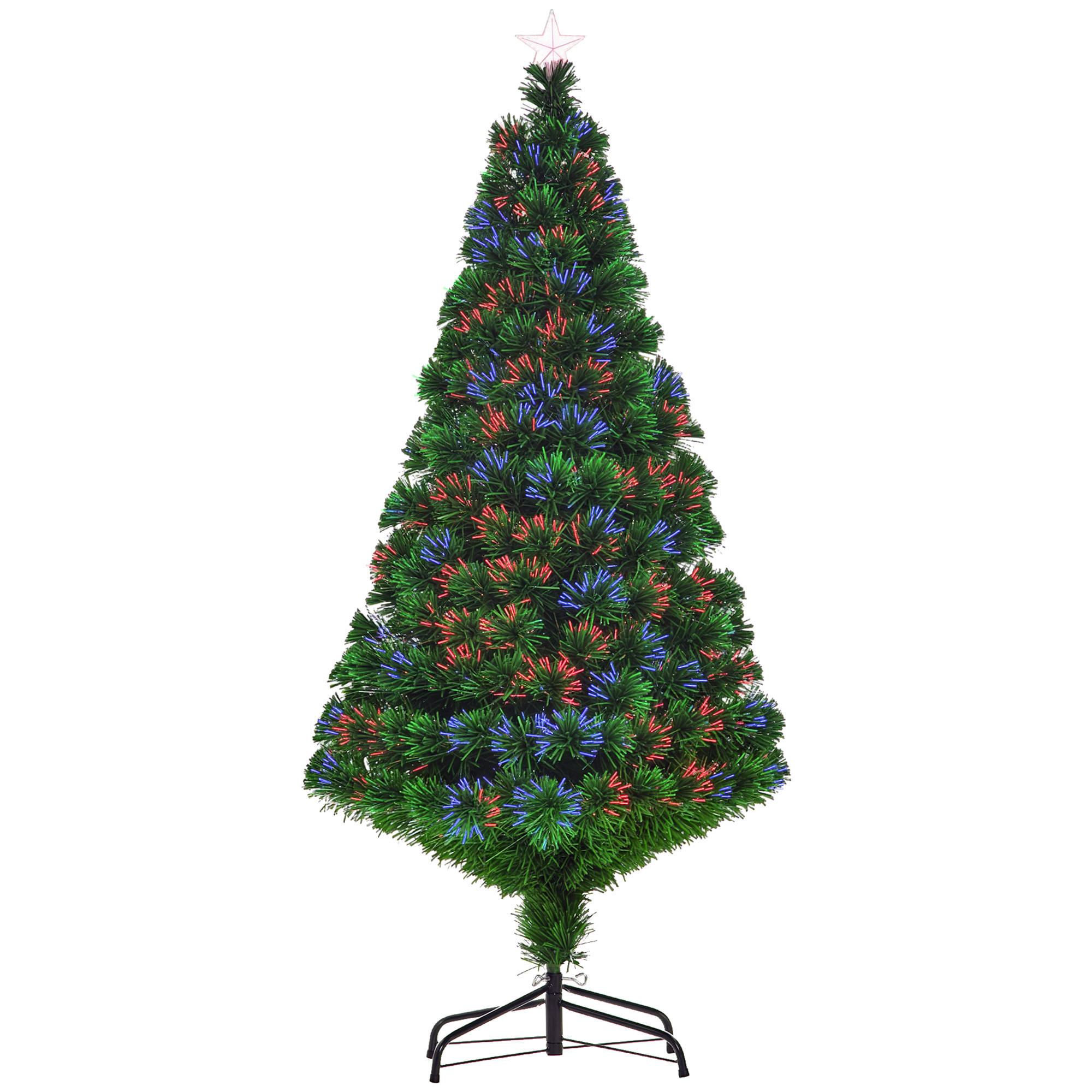 WEIHNACHTSBAUM DE-41560 Glasfaser LED 150 cm Grün - Grün, Kunststoff (150cm) - ComfortXL
