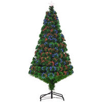 WEIHNACHTSBAUM DE-41560 Glasfaser LED 150 cm Grün - Grün, Kunststoff (150cm) - ComfortXL