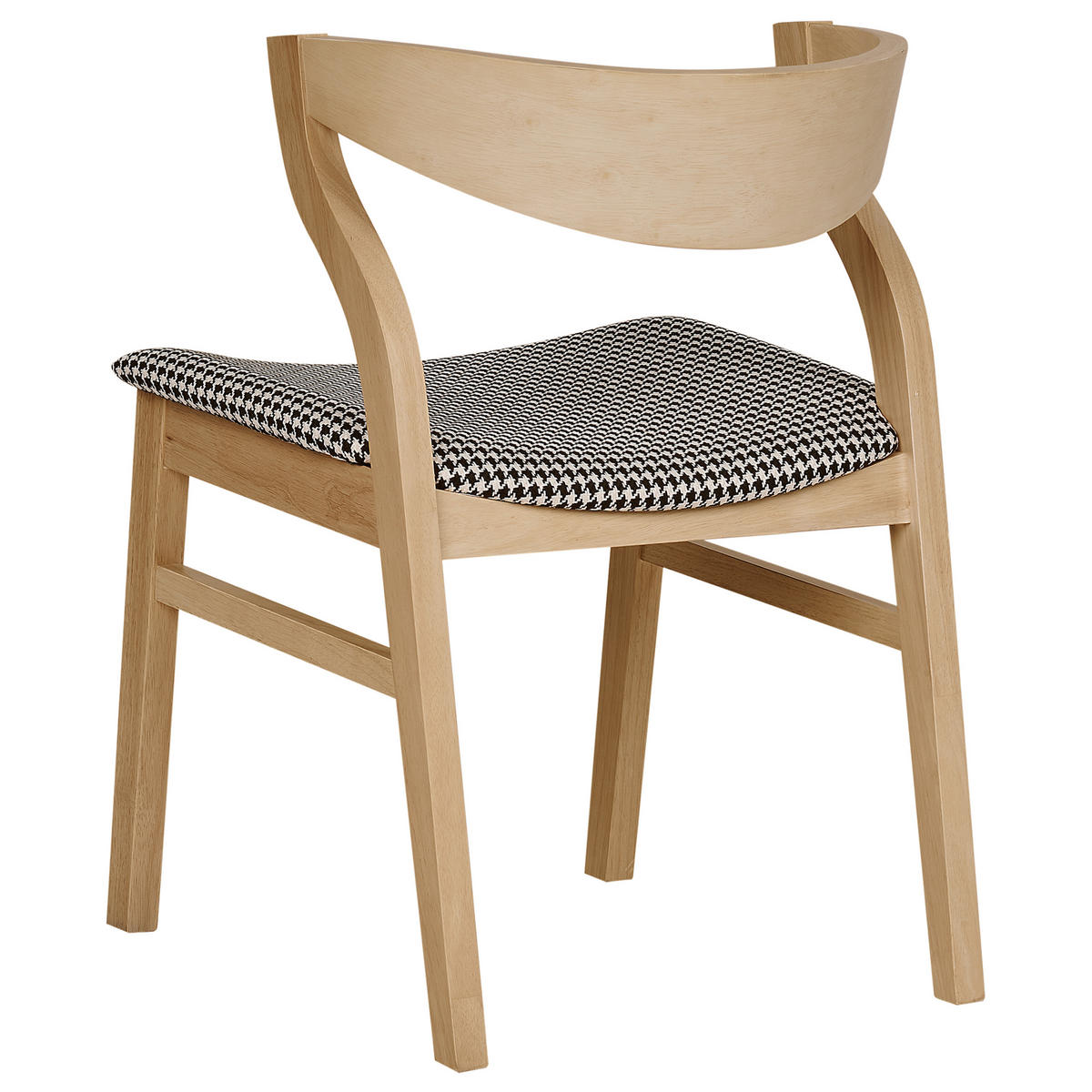 ESSZIMMERSTUHL 2er-Set Braun Maroa - Schwarz/Braun, Holzwerkstoff (51/72/46cm) - Beliani