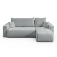Ecksofa CLOUD II L mit Schlaffunktion, Vibe 85 - Hellgrau, Textil (247/152cm) - Lookway