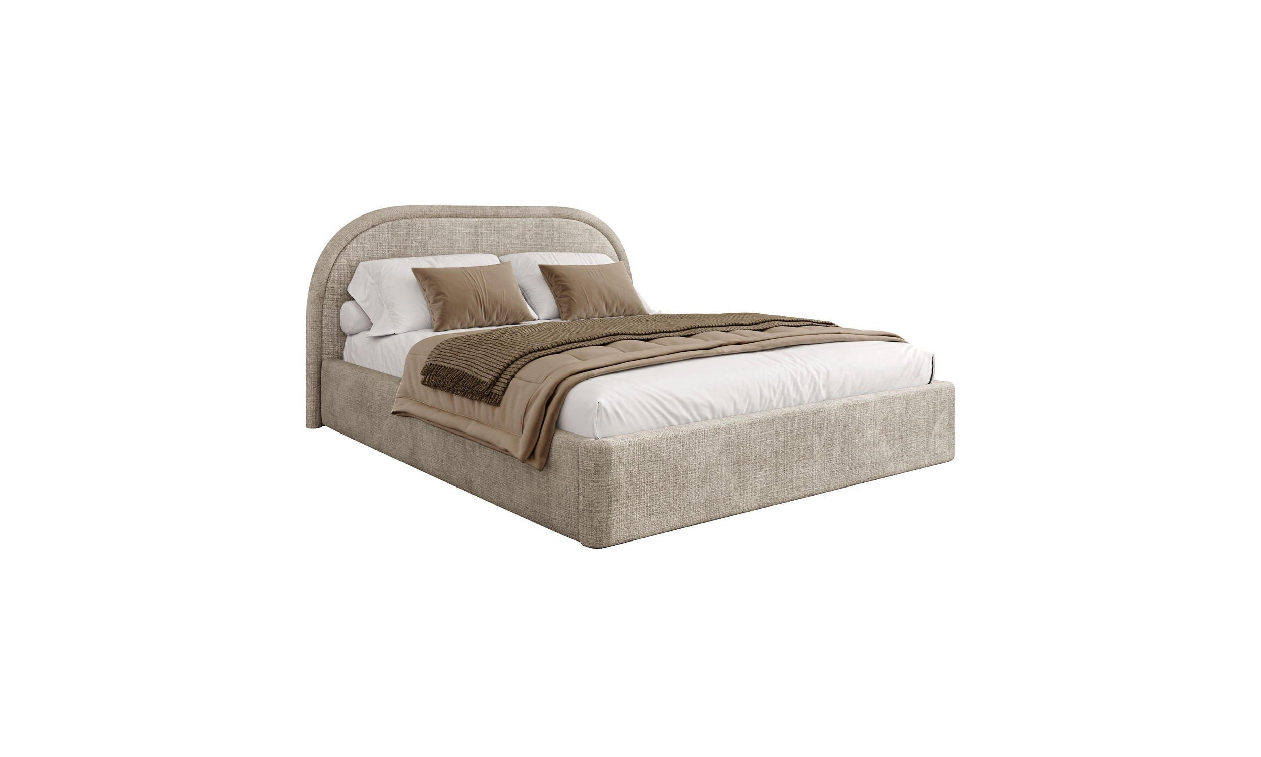 Lookway Polsterbett Beige 160x200 cm