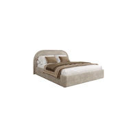 POLSTERBETT OLIVIA 140x200 cm Crem 02 34 Holzlatten - Beige, Textil (140/200cm) - Lookway