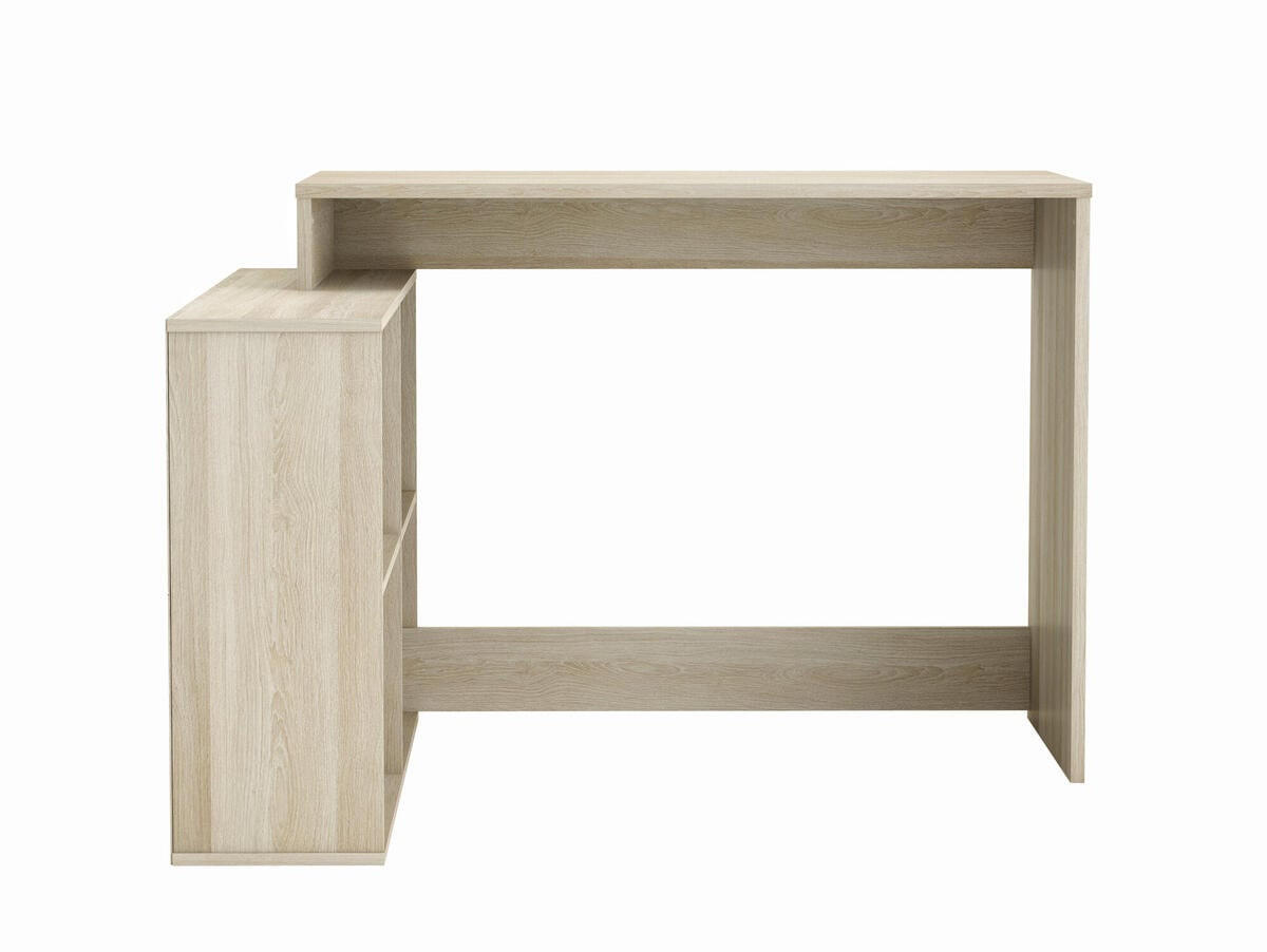 ECKSCHREIBTISCH mit umkehrbarer Ausrichtung, 4 Fächer, L111,9 cm - Corner - Eiche Artisan, Holzwerkstoff (51.7/100.7/76.7cm) - Calicosy