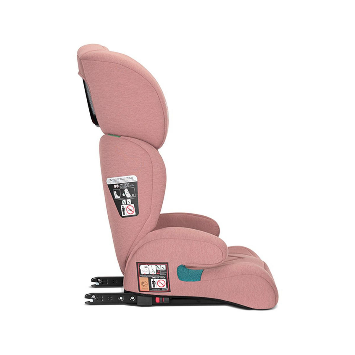 KINDERSITZ Speed GT i-Size rosa (100-150cm) Gruppe 2/3 Isofix Kopfstütze - Rosa, Textil (47/84/44cm) - Lorelli