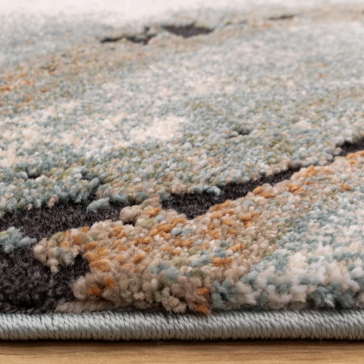 TEPPICH Flachgewebe HAVEN Blau 120 x 170 cm - Blau, Textil (120/170cm) - Novatrend