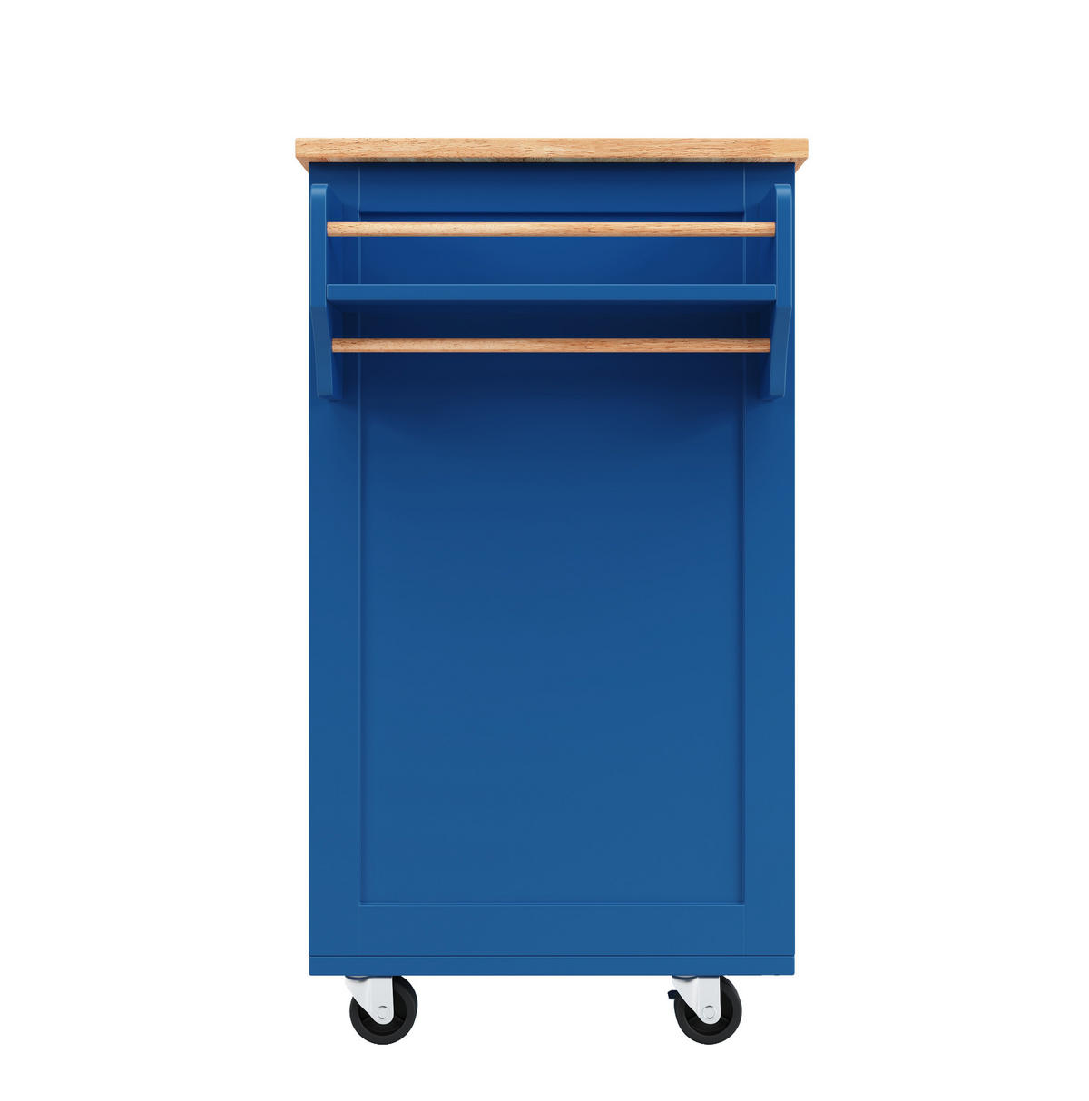 KÜCHENINSEL mit Stauraum 102 x 45 x 92 cm Blau MDF - Blau, Metall (45/92/102cm) - Beauniv