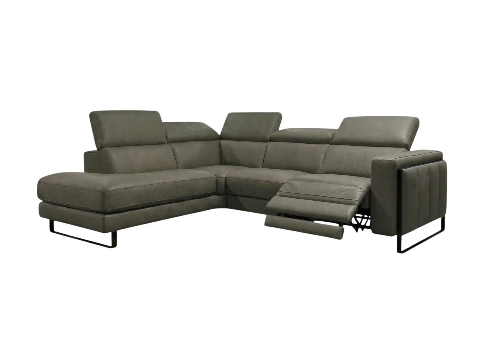 XXXLutz Ecksofa Greige 220x80x257 cm