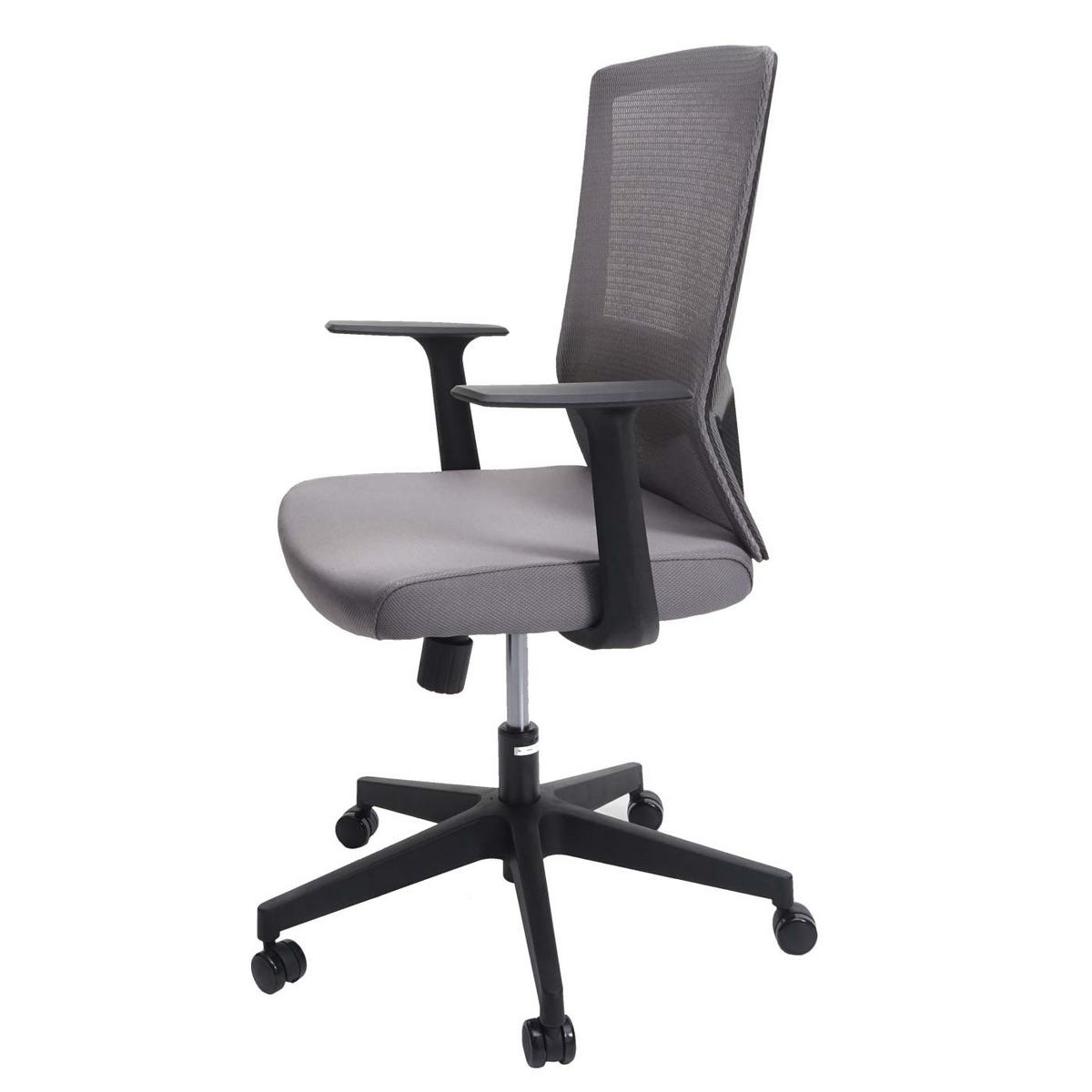 BÜROSTUHL Grau - Grau, Textil (63/105/48cm) - SIHOO