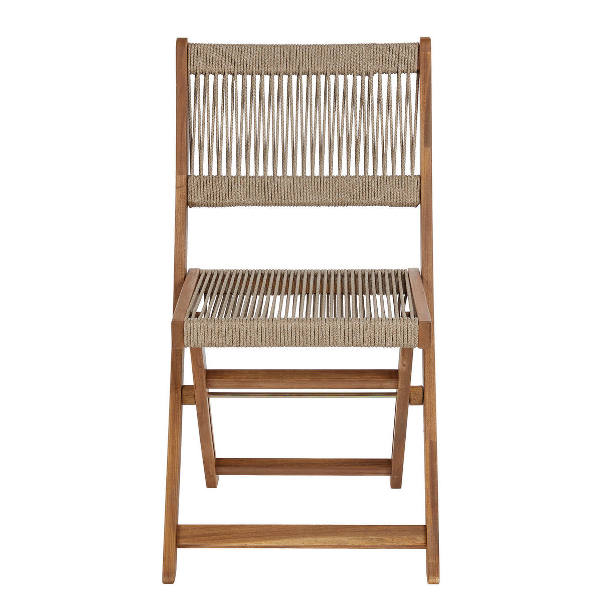 KLAPPSTUHL (2er-Set) Boho Garden - Braun, Holz/Kunststoff (45/84/52cm) - Butlers