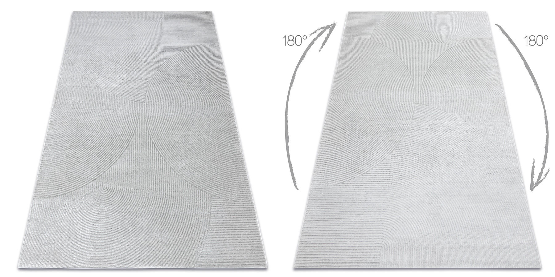 TEPPICH Balance 120/170 cm - Grau, Textil (120/170cm) - rugsX