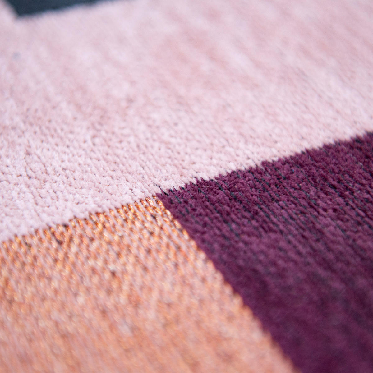 TEPPICH In-/Outdoor Flachgewebe PINK ROCK 80 x 250 cm - Pink, Textil (80/250cm) - Novatrend
