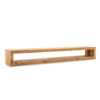 TV Board Hangend Mangoholz 220 cm / 35 cm Natur - Naturfarben, Holz (220/30/35cm) - Villa Möbel