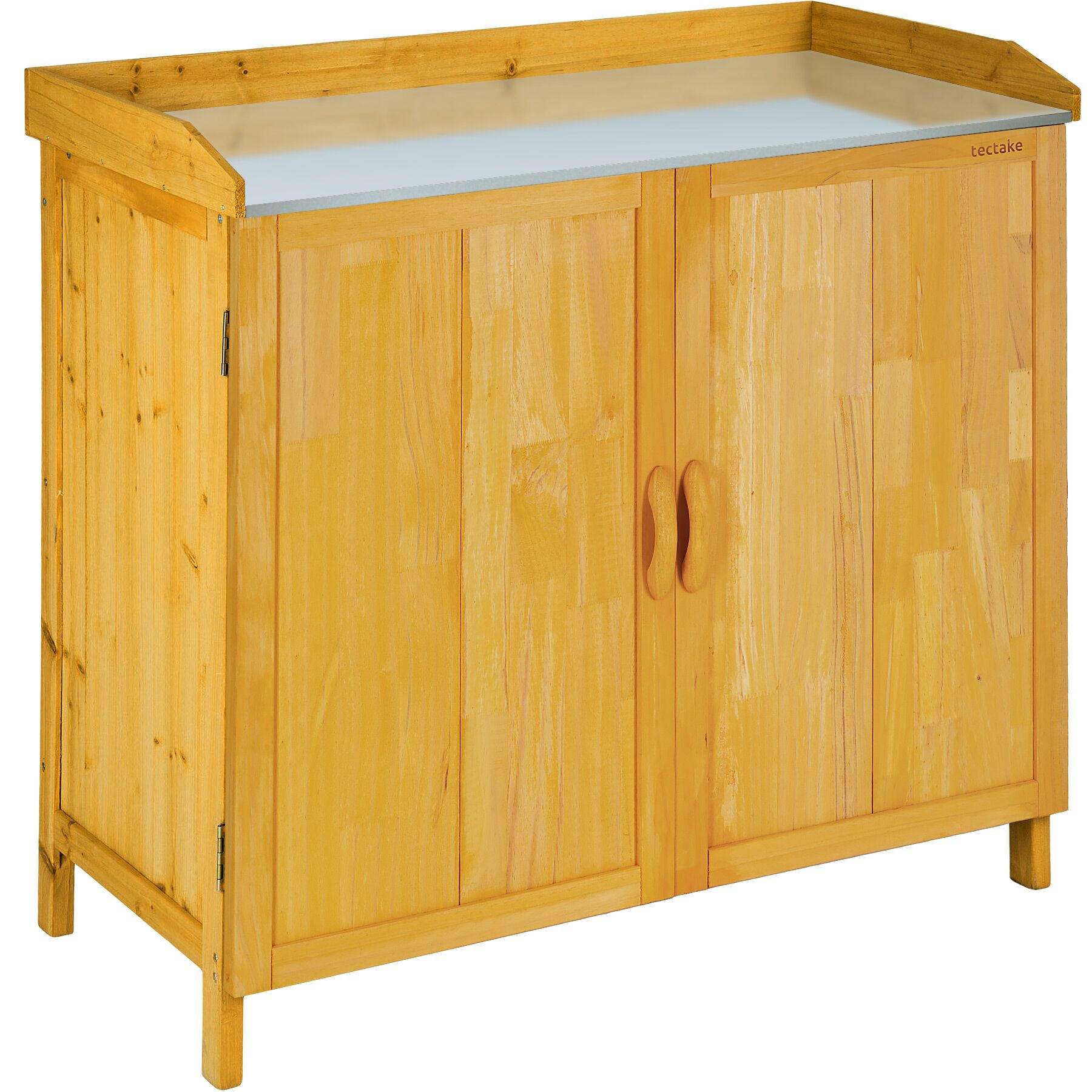 PFLANZTISCH Vita, 98 x 48 x 95 cm, braun - Braun, Holz (98/48/95cm) - tectake