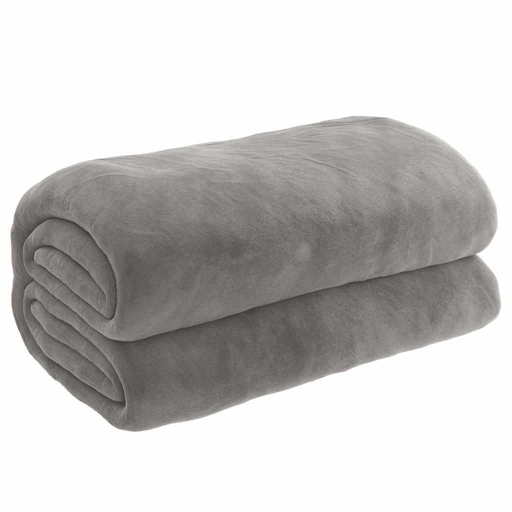 GEWICHTSDECKE Mit Bezug Grau 155/220 Cm 7 Kg Stoff - Grau, Textil (150/220cm) - vidaXL