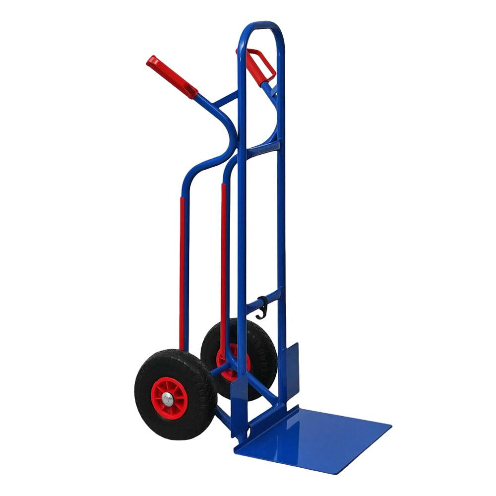 SACKKARRE Ragnar mit XXL klappbarer Schaufel 117x62,5x62cm Tragkraft 250kg Stahl Blau - Blau, Metall (62/62.5/117cm) - PROREGAL