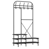 GARDEROBE Metall Schwarz - Schwarz, Metall (100/165/40cm) - Nordlys