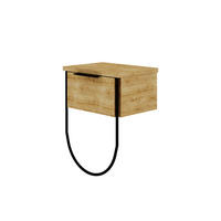 NACHTTISCH Norfolk Eiche 33/44/25 cm - Eichefarben, Holzwerkstoff (33/44/25cm) - Decortie