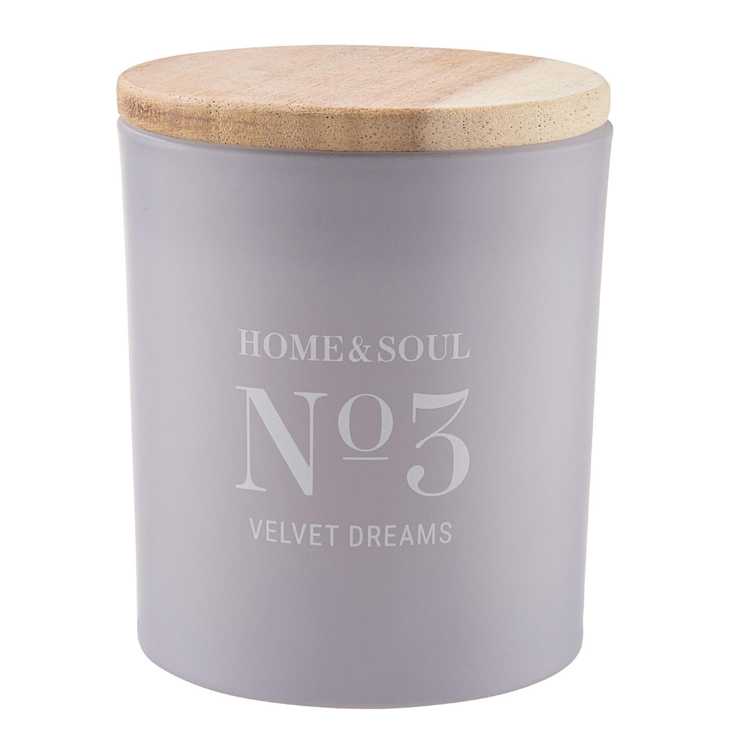 DUFTKERZE Home & Soul No. 3 Velvet Dreams - Violett, Holz/Paraffin (9cm) - Butlers