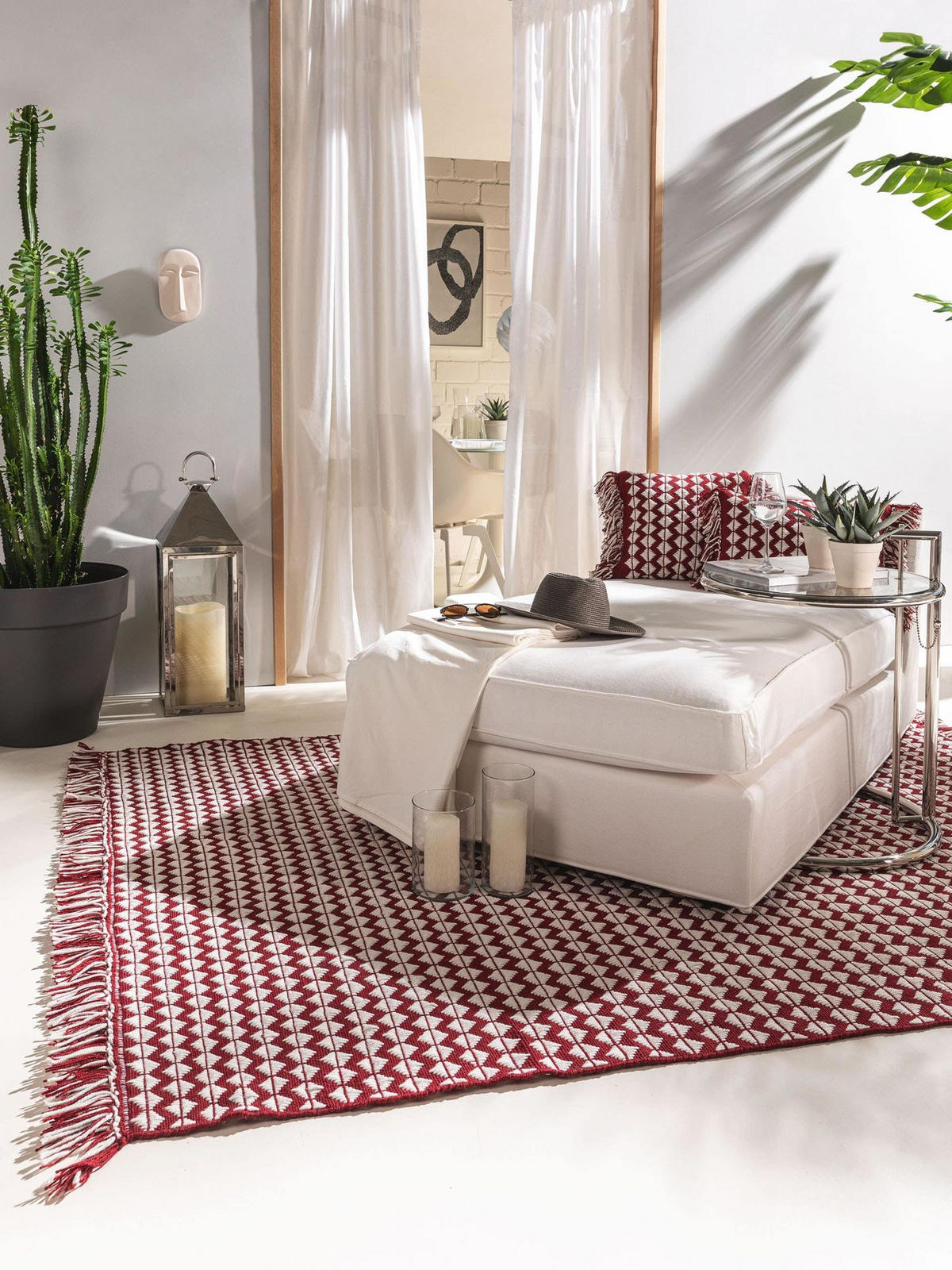 TEPPICH Te - Rot, Textil (200/1cm) - KUNSTLOFT