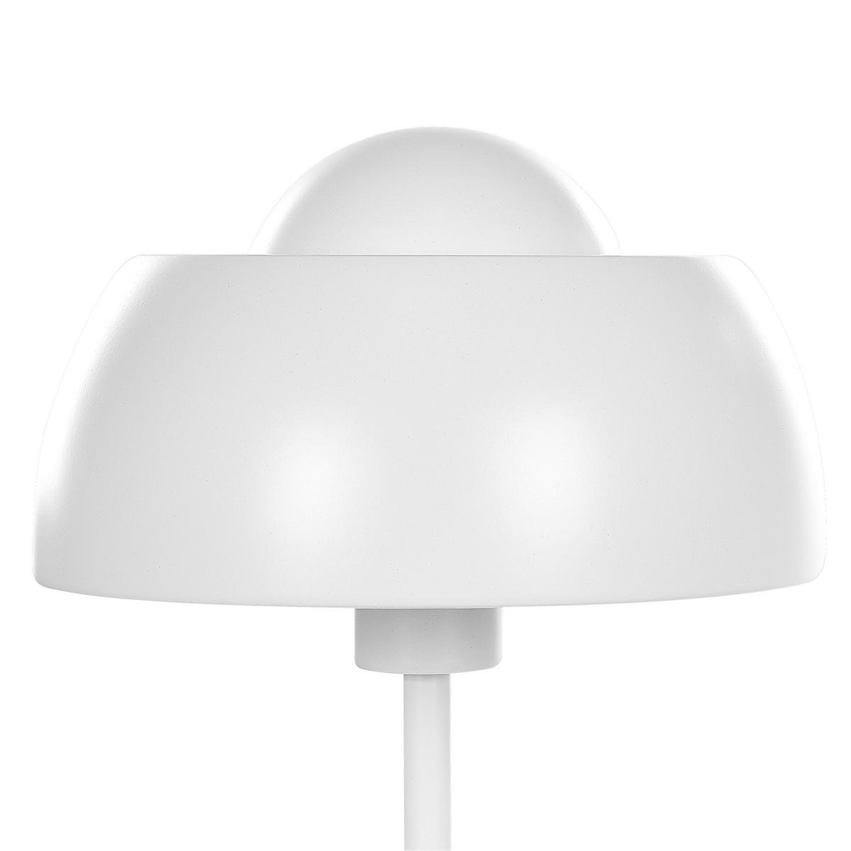 TISCHLAMPE Senette 24/24/44 cm - Weiß, Metall (24/24/44cm) - Beliani