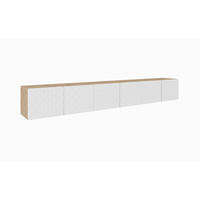 TV-SCHRANK CALI - Eiche Artisan/Weiß, Holzwerkstoff (300/41/40cm) - Meblini