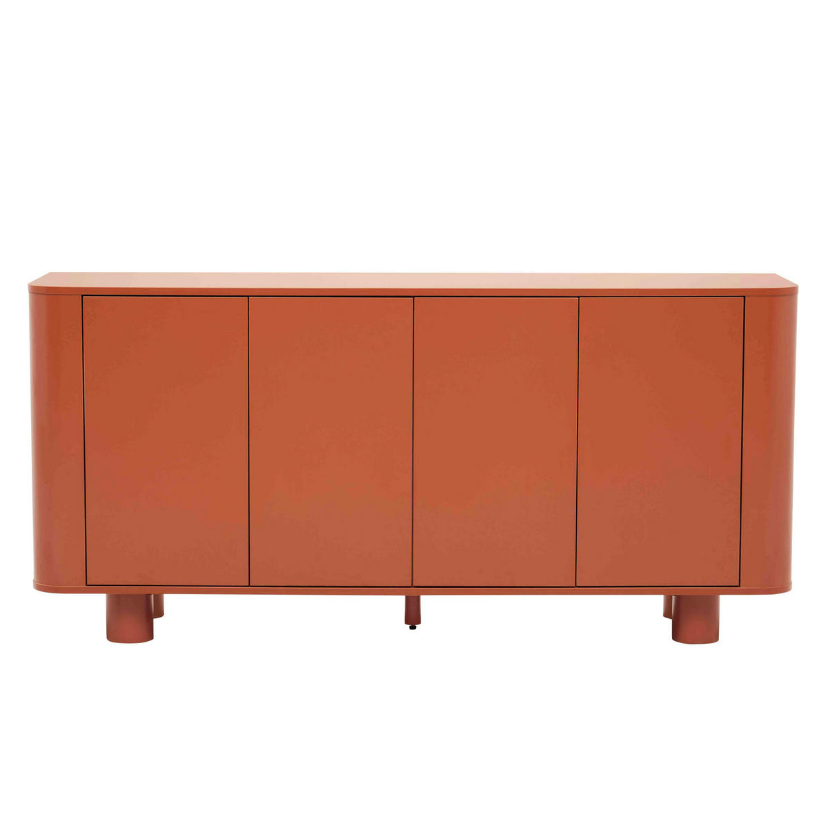 SIDEBOARD 160 cm, Terrakotta - Rot/Orange, Holz (40/75/160cm) - Oviala