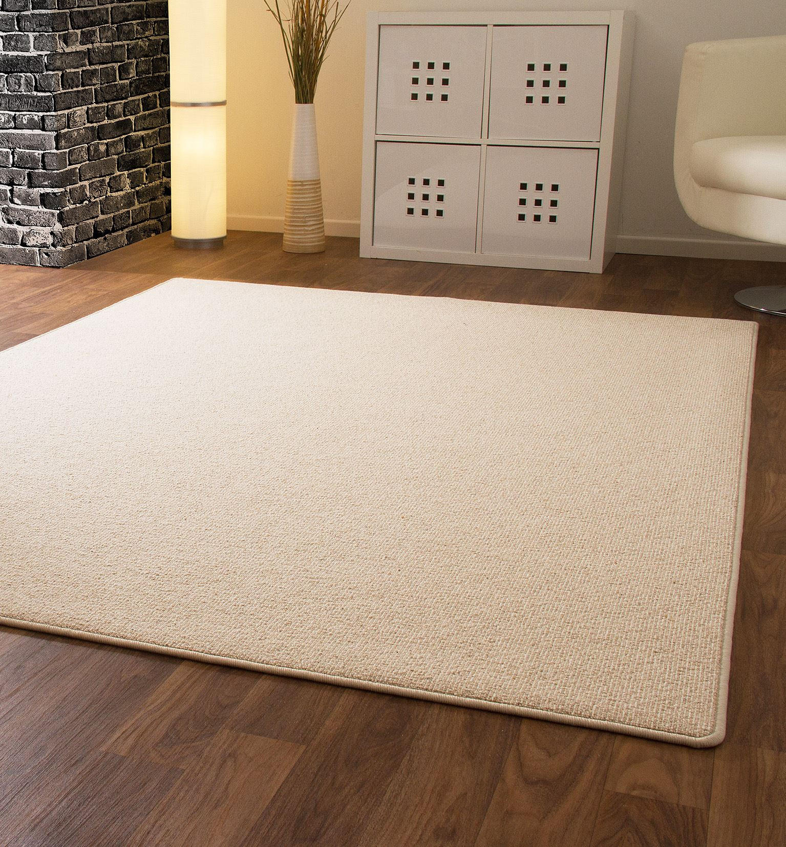 MODERNER TEPPICH 100/200 cm Wellington - Sandfarben, Naturmaterialien/Textil (100/200cm) - Steffensmeier