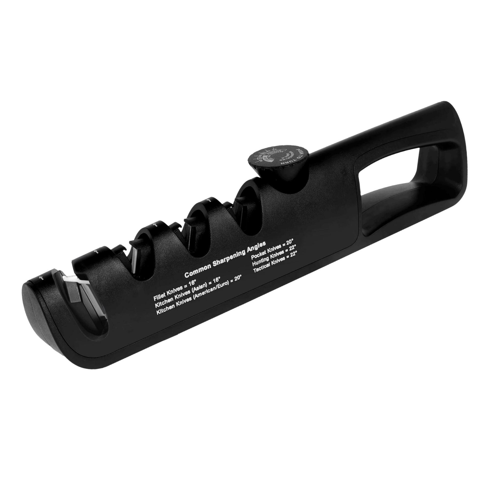 MESSERSCHÄRFER - Schwarz, Keramik - KRUMAD