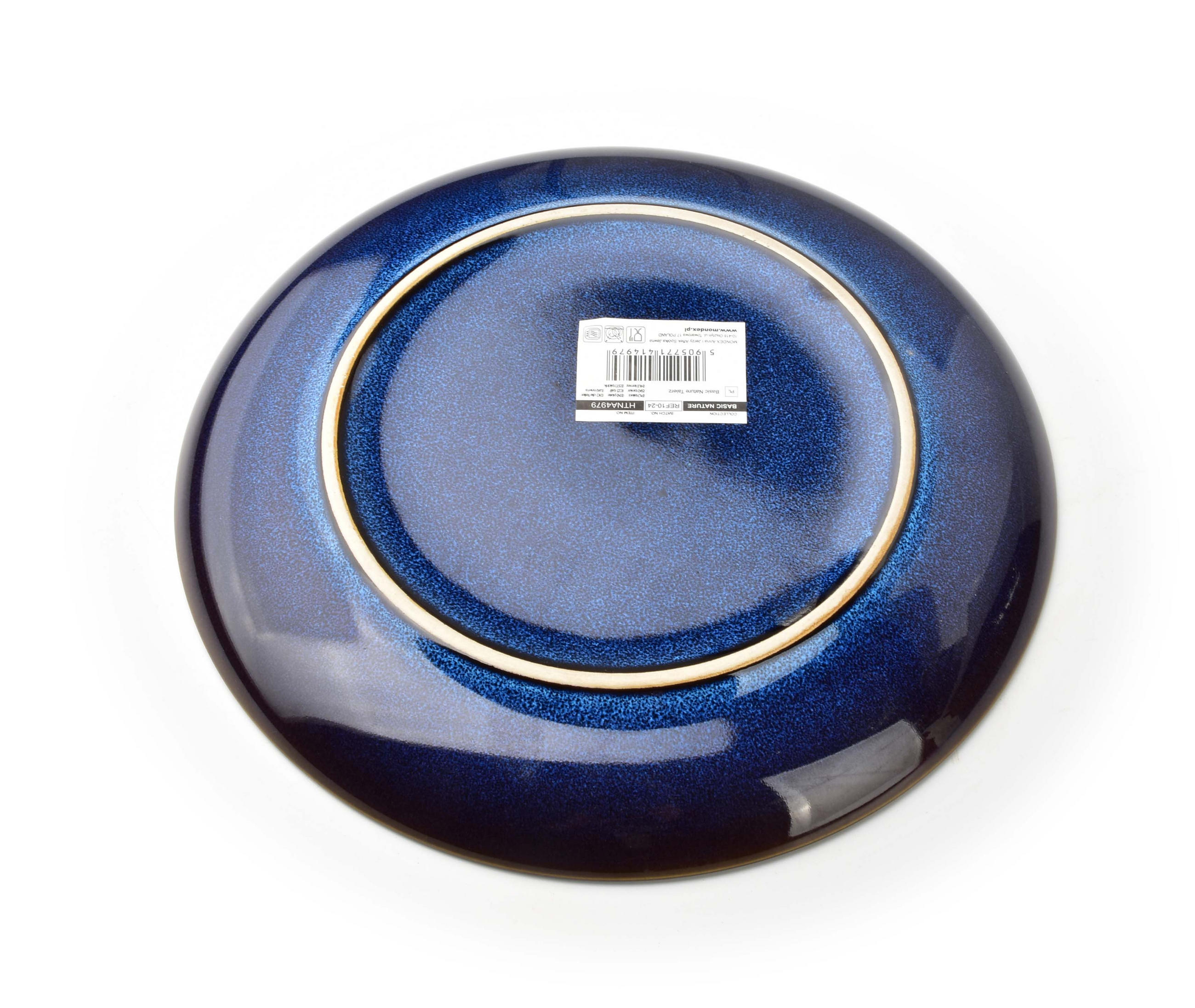 DESERTTELLER Basic Nature Blau 21/21/2 cm Keramik - Dunkelblau, Keramik (21cm) - Mondex
