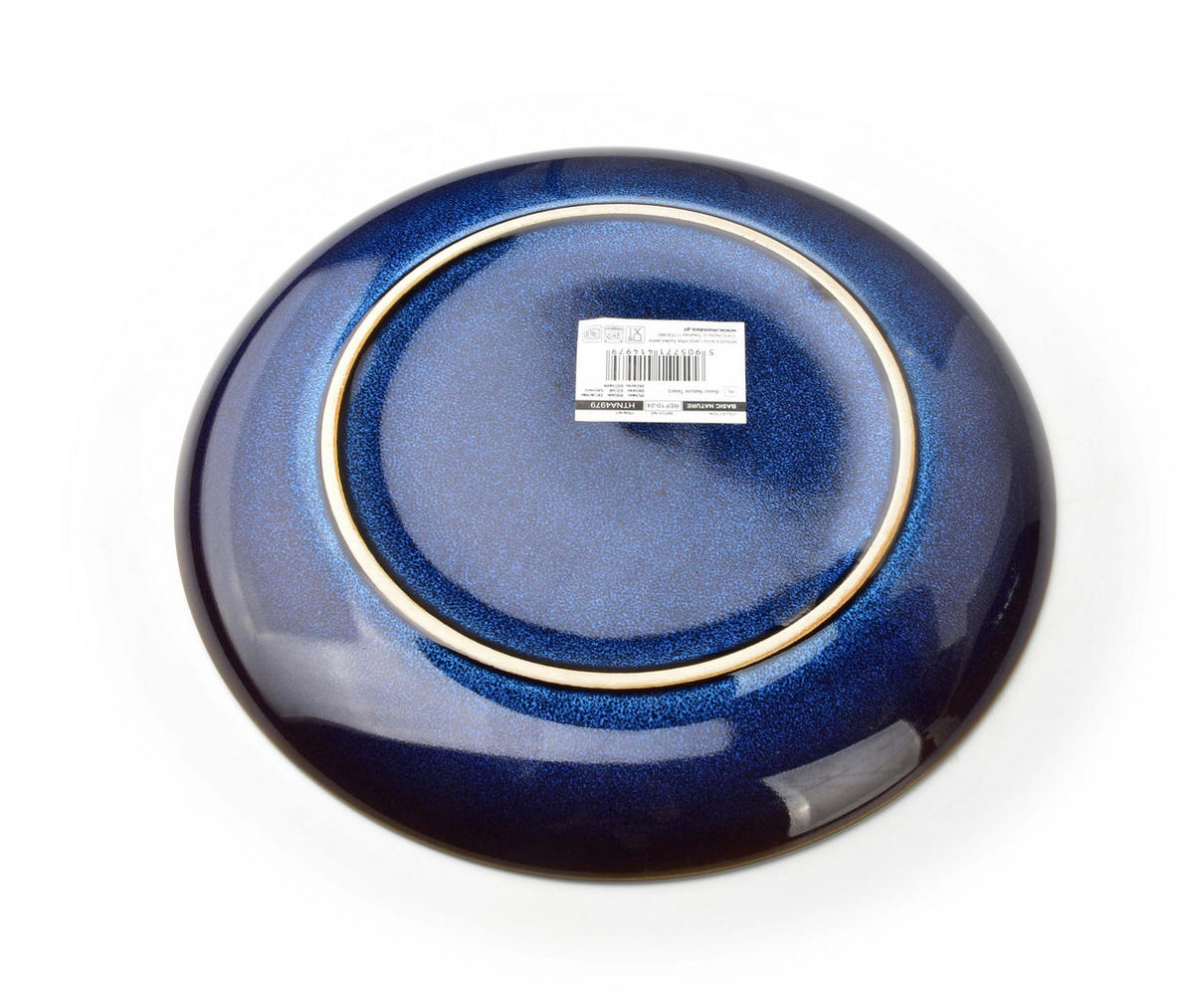 DESERTTELLER Basic Nature Blau 21/21/2 cm Keramik - Dunkelblau, Keramik (21cm) - Mondex
