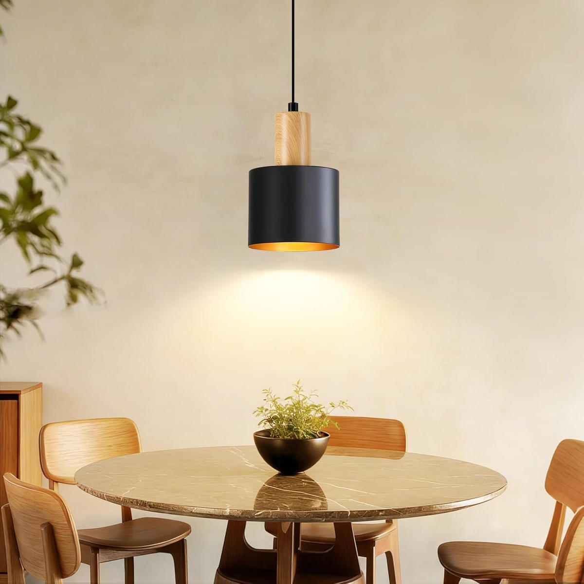 LED PENDELLEUCHTE COHEN Ⅲ 12/12/174 cm - Schwarz, Metall (12/12/174cm) - Nettlife