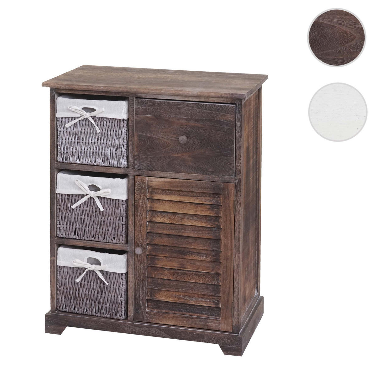 KOMMODE Braun - Braun, Holz (60/80/30cm) - MCW