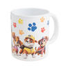 BECHER Paw Patrol Pfoten Keramik Weiß 320 ml - Weiß, Keramik (0.32L) - Paw Patrol