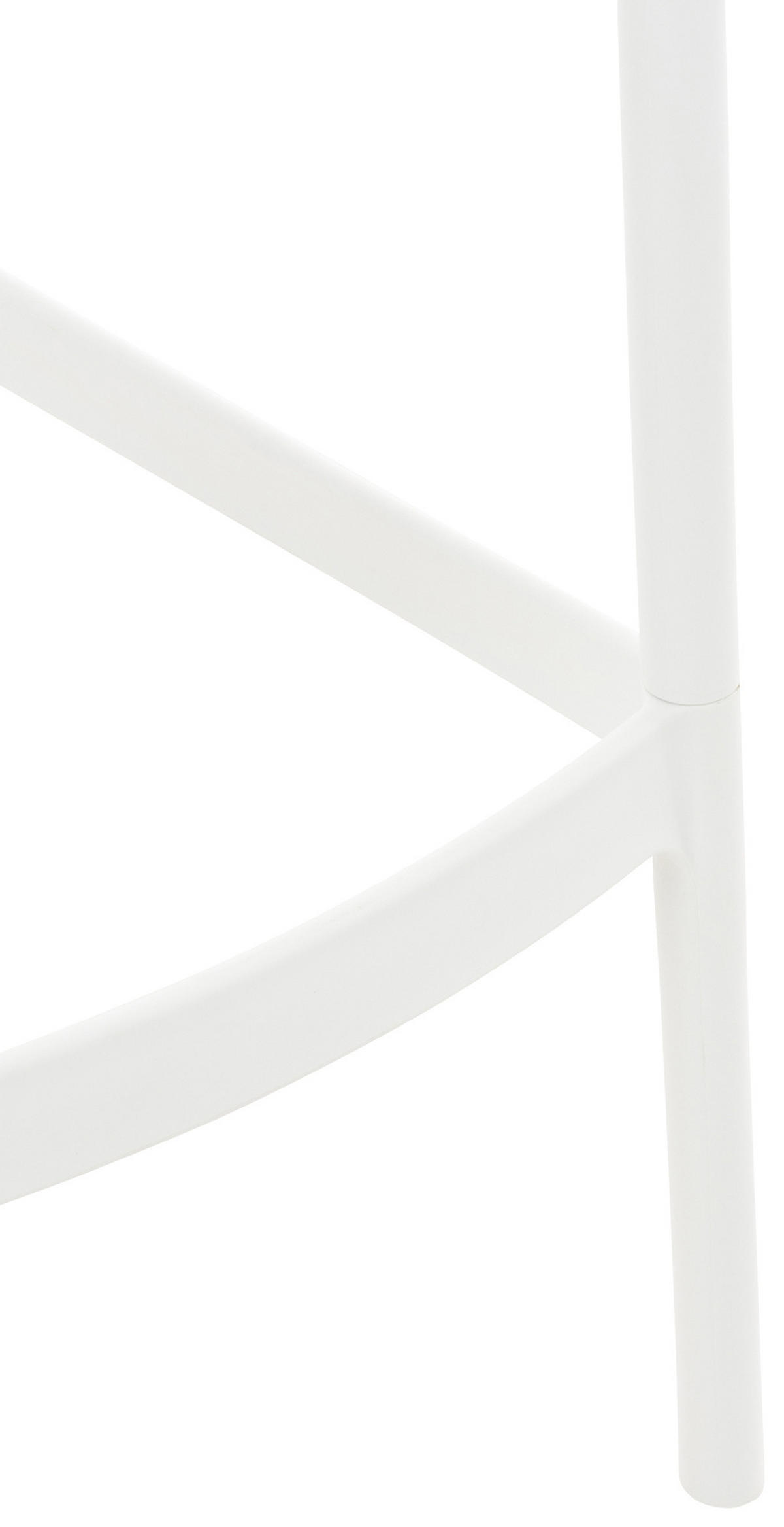 BARHOCKER Kunststoff weiß - Weiß, Kunststoff (45/105/53cm) - CLP
