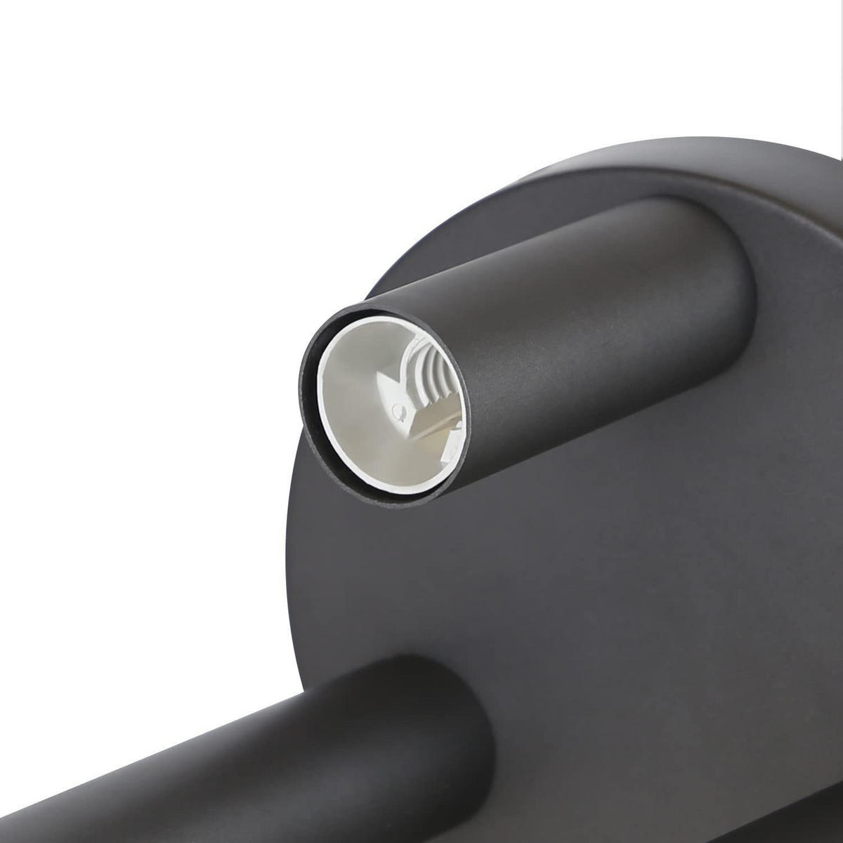 DECKENLEUCHTE Udo 3-flammig 15/15/10 cm - Schwarz, Metall (15/15/10cm) - Nettlife