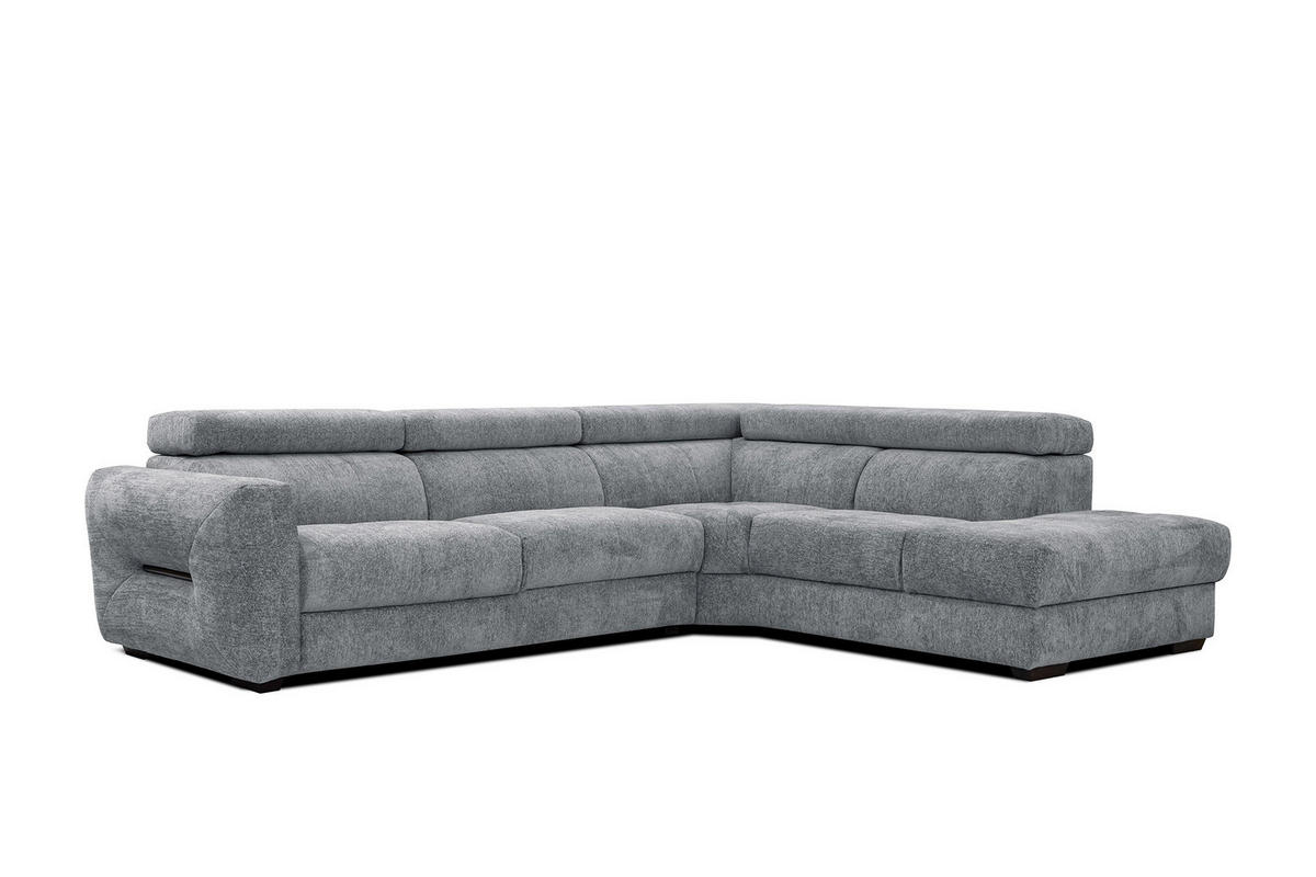 ECKSOFA CALVERA 5-Sitzer, grau - Grau, Holzwerkstoff/Textil (298/239cm) - Courtois Laville