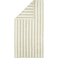 HANDTÜCHER STUDIO STREIFEN 6252 WASABI - 43 - Grün, Textil (50/100cm) - Cawoe