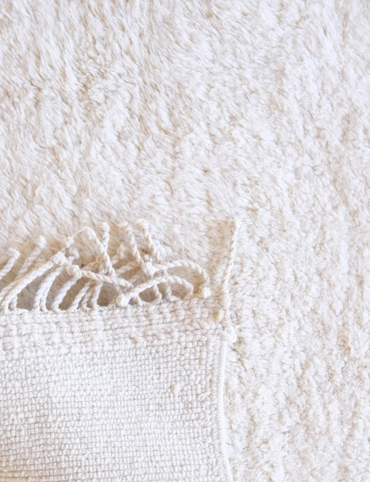 BERBERTEPPICH weich Wolle 118x 153 cm - Beige, Naturmaterialien (118/153cm) - AFK Living