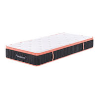 TASCHENFEDERKERN Matratze Kupfer, 140x200cm - Weiß, Textil (140/200cm) - Arensberger