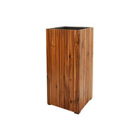 PFLANZKASTEN 33x72 cm, Braun, Akazienholz - Braun, Holz (33/72/33cm) - dasmöbelwerk