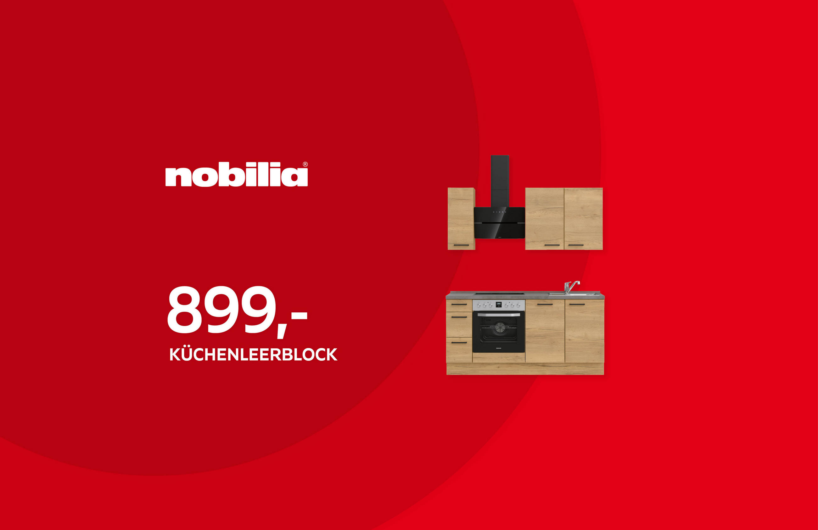 nobilia 899€küchenleerblock