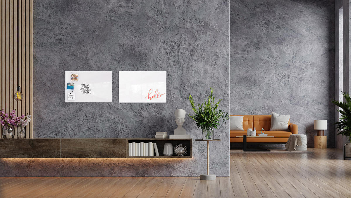 GLASBOARD - Premium SUPERWHITE Perlweiß 60x40cm - Weiß, Glas (60/40/0.7cm) - ALLboards