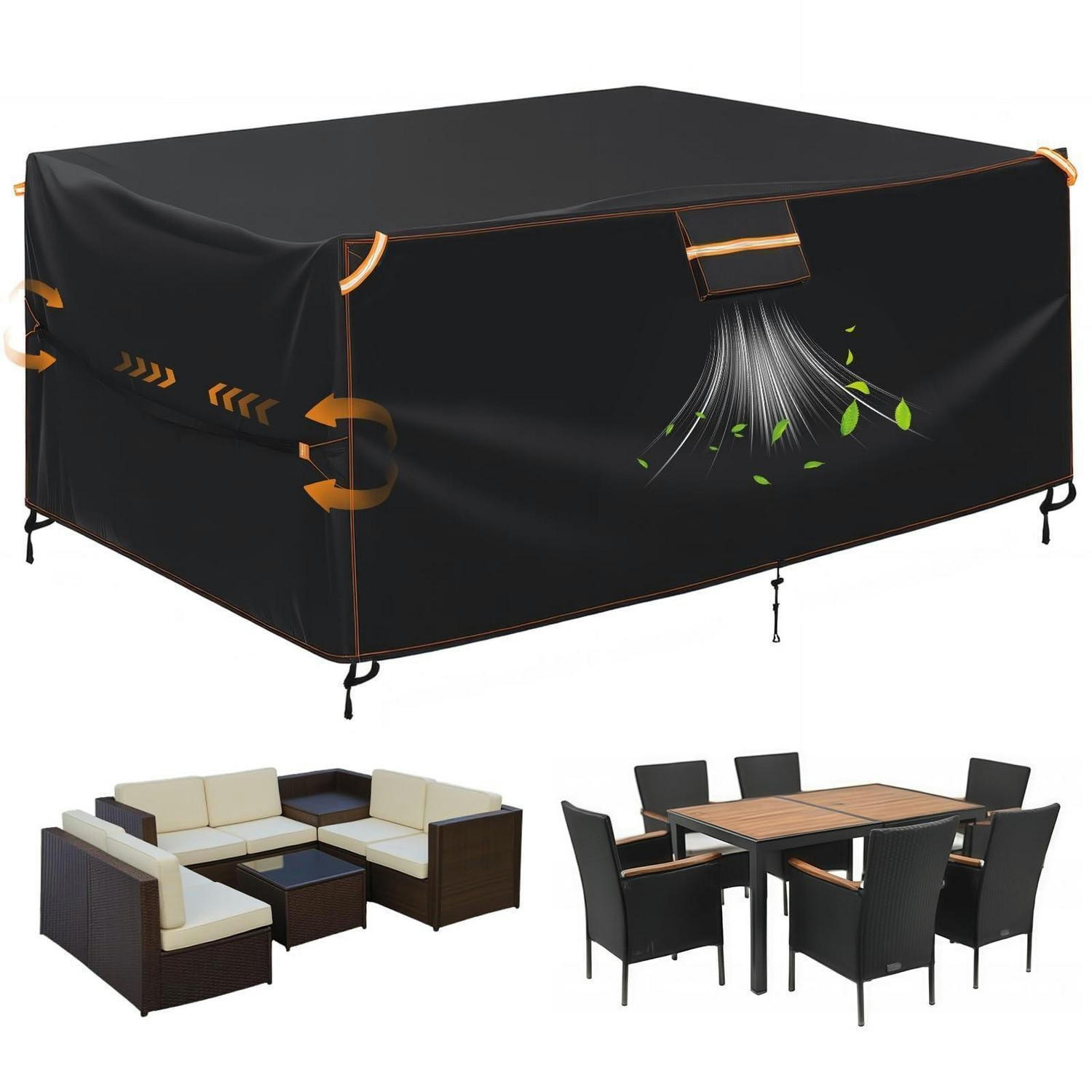 XXXLutz Abdeckplane Schwarz 80x165x200 cm