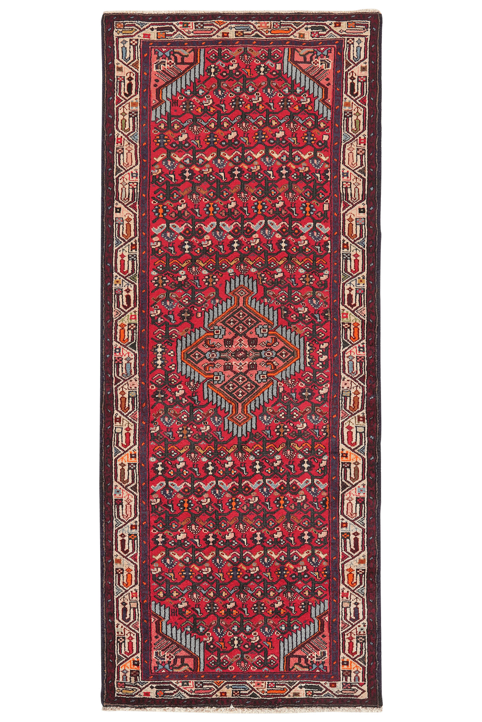 Looma Läufer Rot 76x193 cm