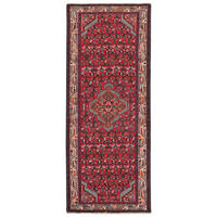 LÄUFER Orient handgeknüpft Assadabad Rot 193/76 cm Schurwolle - Rot, Textil (76/193cm) - Looma